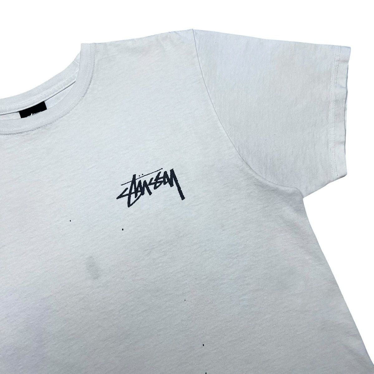 Stussy Vintage 2000s Stussy Suits Playing Cards White T-Shirt Size US M / EU 48-50 / 2 - 12 Thumbnail