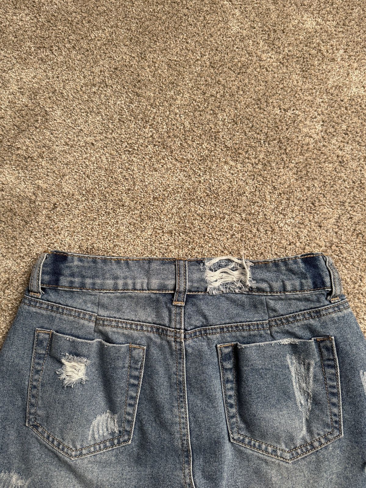 Other LITZ THRASHED DENIM SKIRT Size 26" / US 2 / IT 38 - 6 Thumbnail
