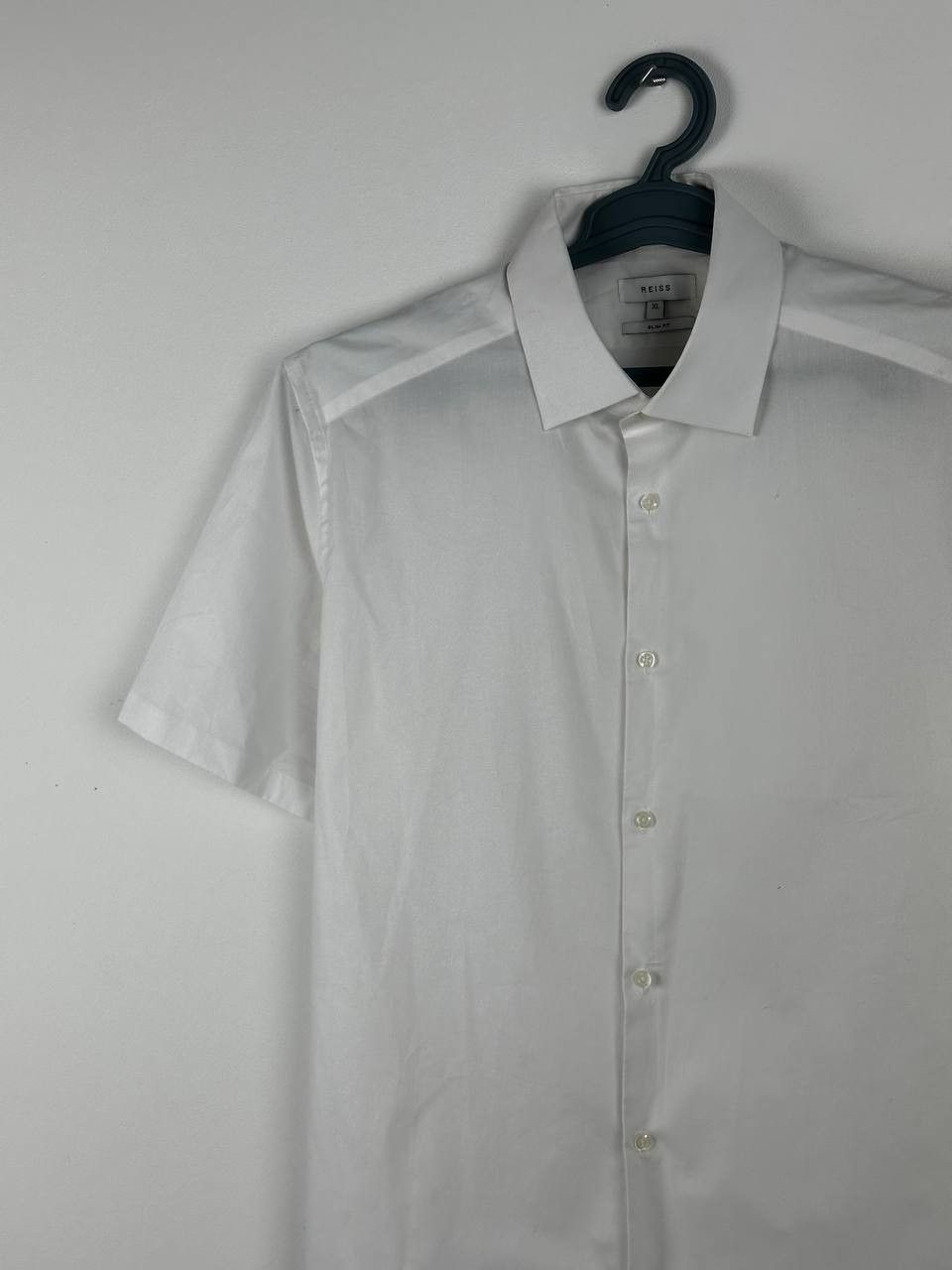 Reiss REISS Short Sleeve Men’s White Slim Shirt Size XL Size US XL / EU 56 / 4 - 3 Thumbnail