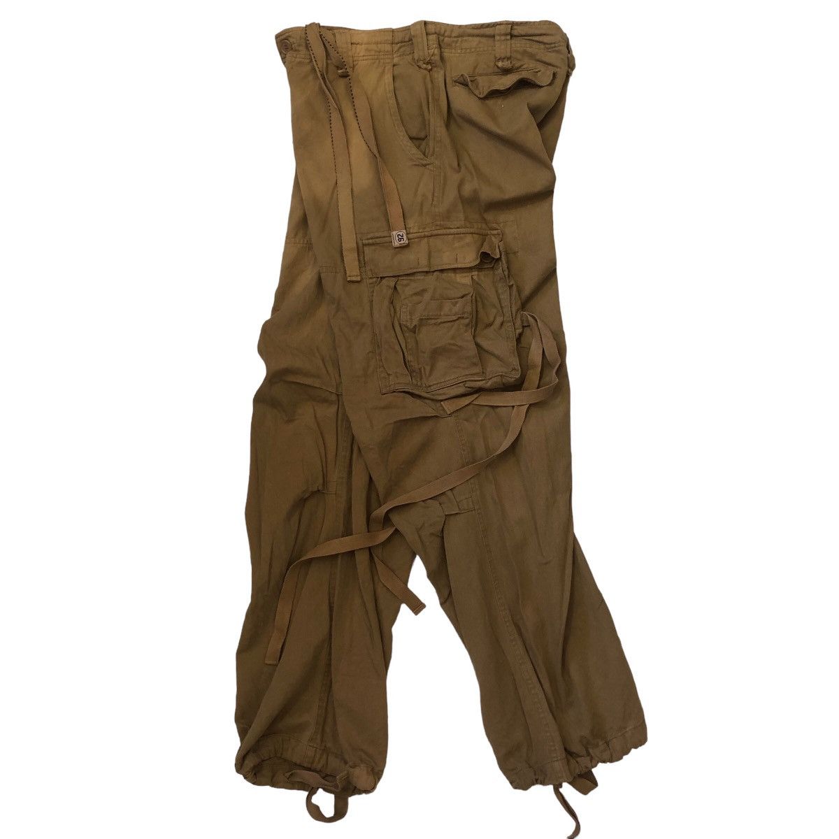 Abercrombie Heavy Destruction Stone Wash Cargo Tech Pants