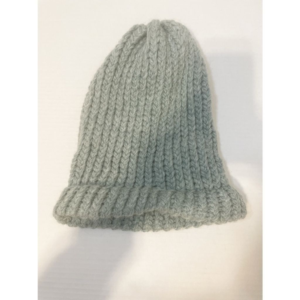 The Unbranded Brand Hand Knitted Blue Green Hat Size ONE SIZE - 1 Preview