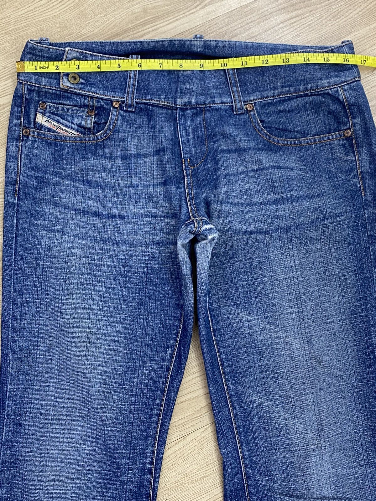 Diesel Diesel Acid Blue Wash Style Loose Jeans Size US 33 - 9 Thumbnail