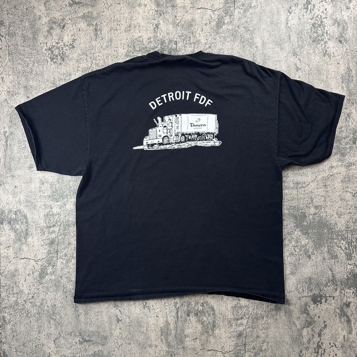Vintage Panera Bread Detroit Black T Shirt Size US XL / EU 56 / 4 - 3 Thumbnail