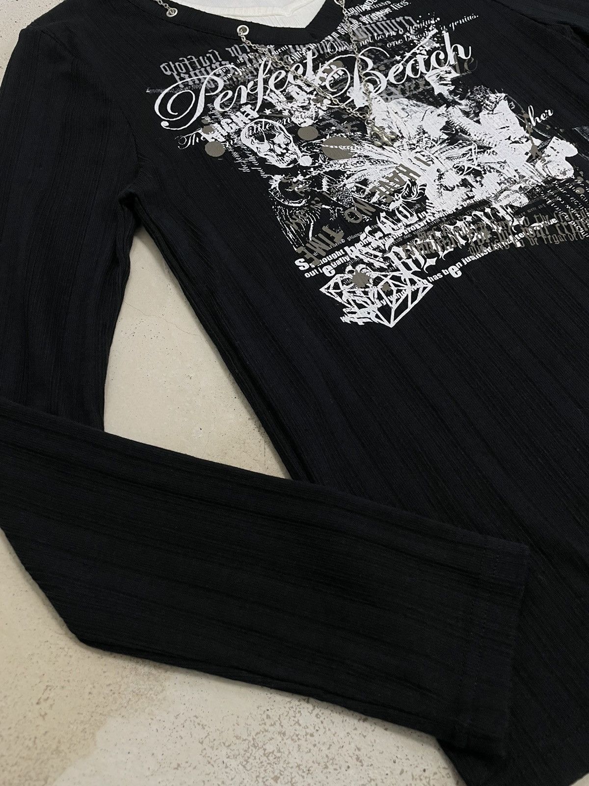 Affliction Body Wave Layered Y2K Bondage Chain Punk Fashion Affliction Size US S / EU 44-46 / 1 - 5 Thumbnail