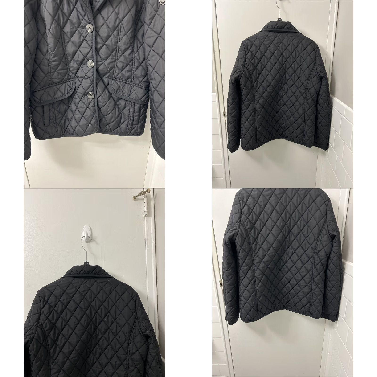 Michael Kors Michael Kors Quilted Jacket Womens M Black Coat Puffer Lined Pockets Monogram Size M / US 6-8 / IT 42-44 - 8 Thumbnail