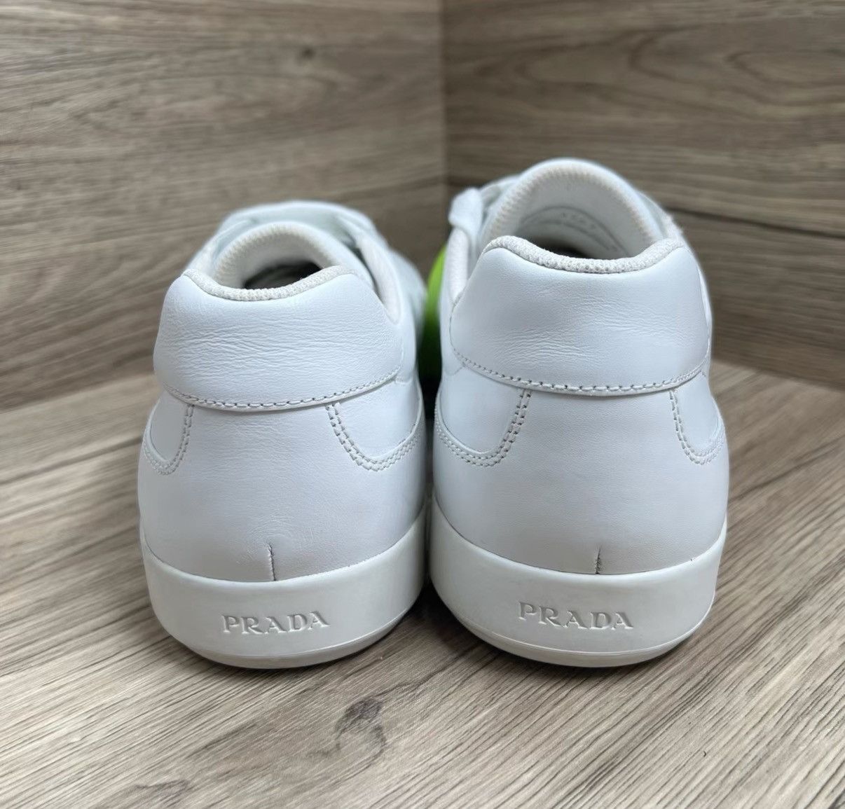 Prada Prada White Sneakers J41 Size US 8 / EU 41 - 4 Thumbnail