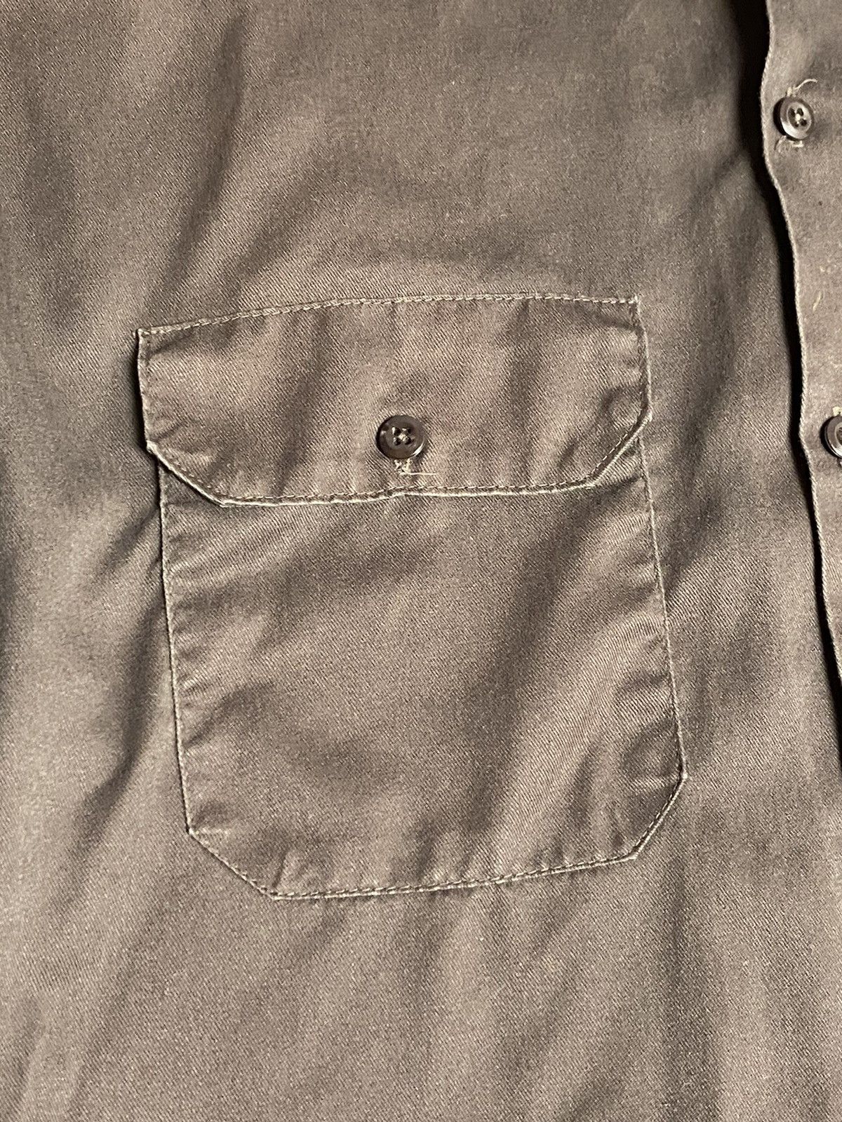 Dickies Vtg Dickies Work Faded Shirt Long Sleeve Brown/Khaki Size XL Size US XL / EU 56 / 4 - 4 Thumbnail