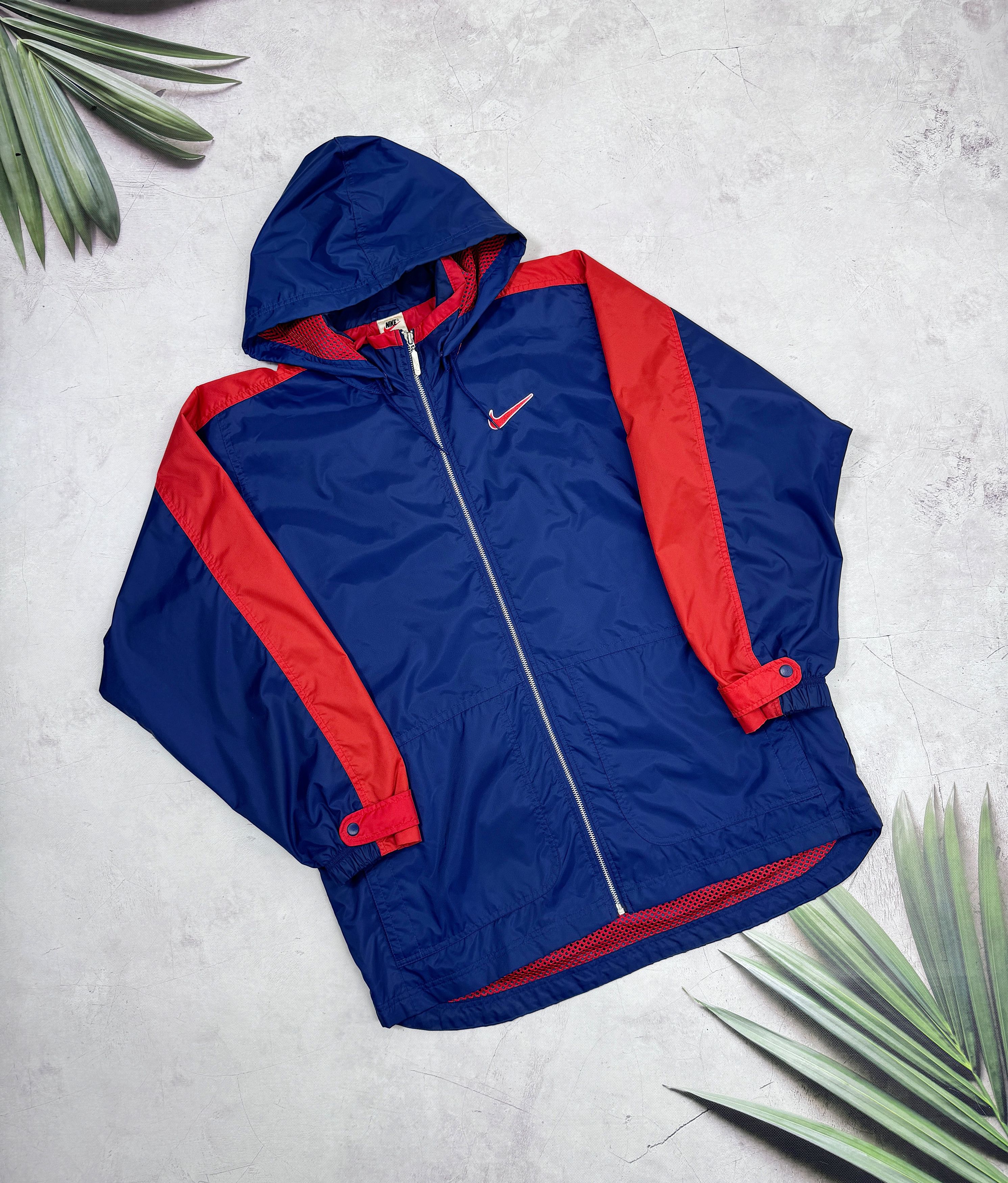 Nike × Vintage Y2K Nike Windbreaker Jacket Nylon Big Back Swoosh Logo Size US L / EU 52-54 / 3 - 11 Thumbnail