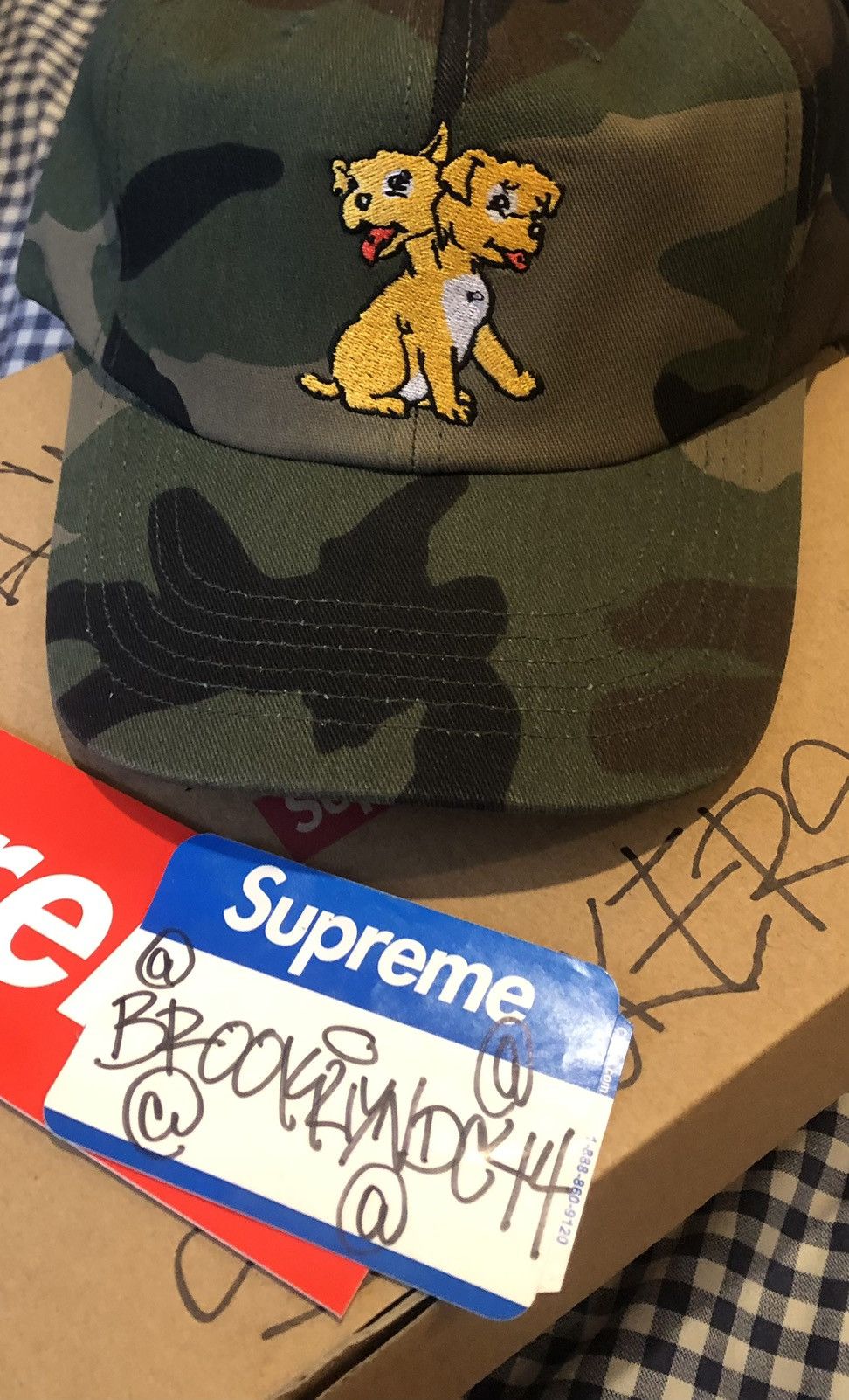 image of Ss24 Supreme Melvins 6-Panel Camo, Men's