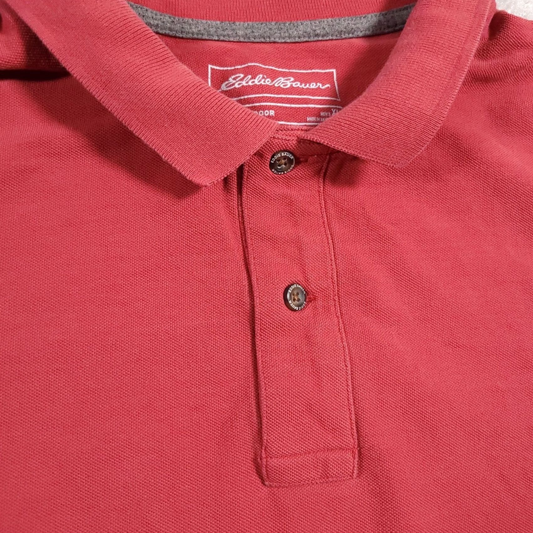 Eddie Bauer Eddie Bauer Polo Shirt XL Red Collared Active Golf Outdoor Pullover Men Size US XL / EU 56 / 4 - 4 Thumbnail