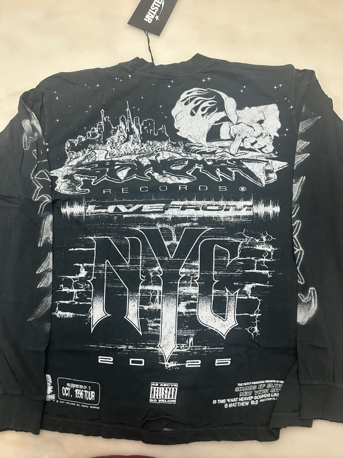 HELLSTAR HELLSTAR LIBERTY RECORDS LONG SLEEVE Size US L / EU 52-54 / 3 - 3 Thumbnail