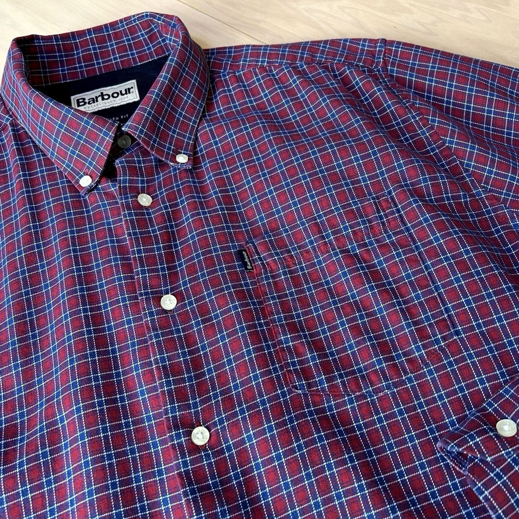 Barbour VINTAGE Barbour Button-Up Plaid Shirt Long Sleeve Men’s USA Large Size US L / EU 52-54 / 3 - 4 Thumbnail