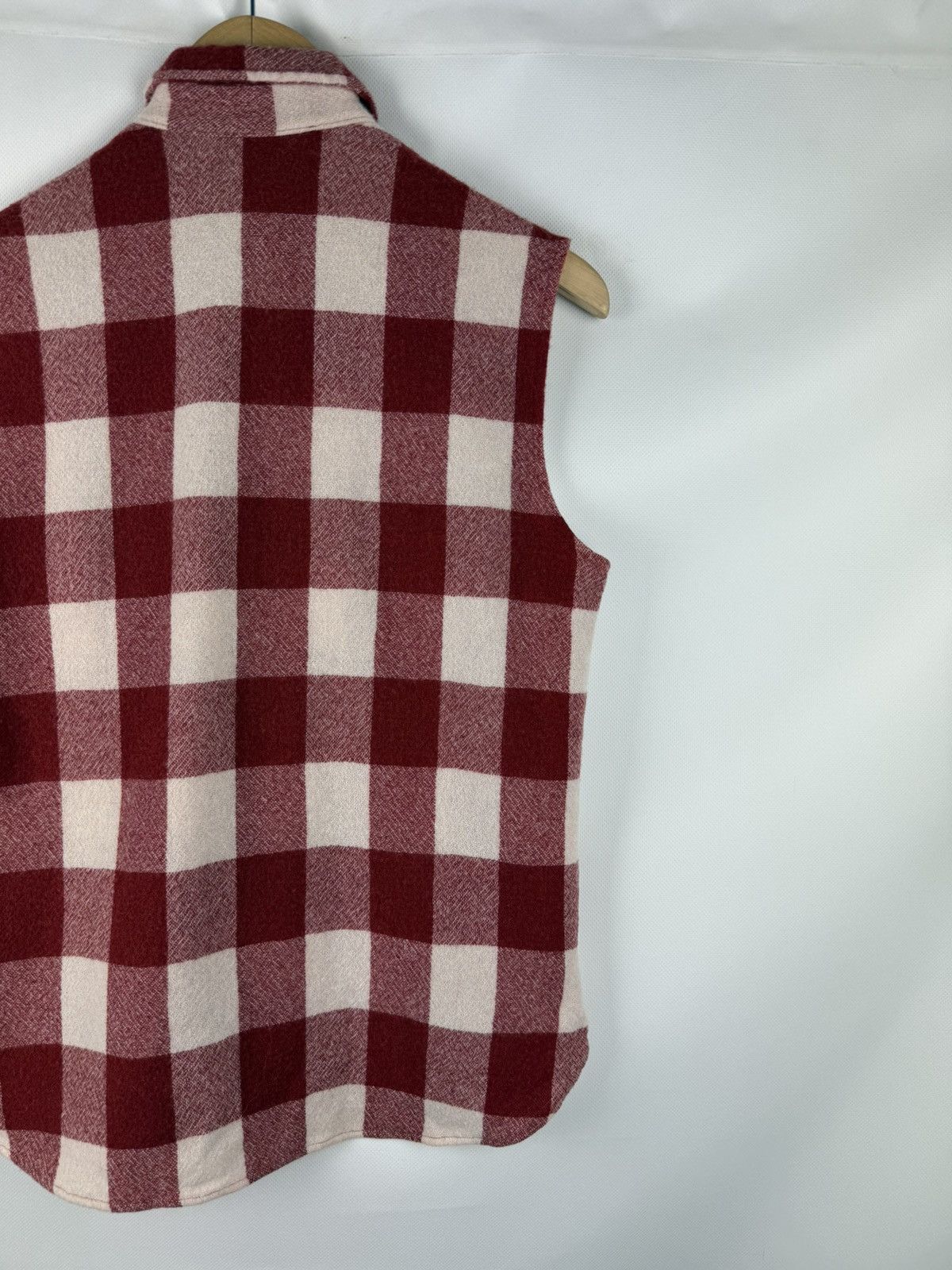 Barena Venezia Barena Venezia Sleeveless Plaid Wool Button Up Shirt Vest Size S / US 4 / IT 40 - 15 Thumbnail