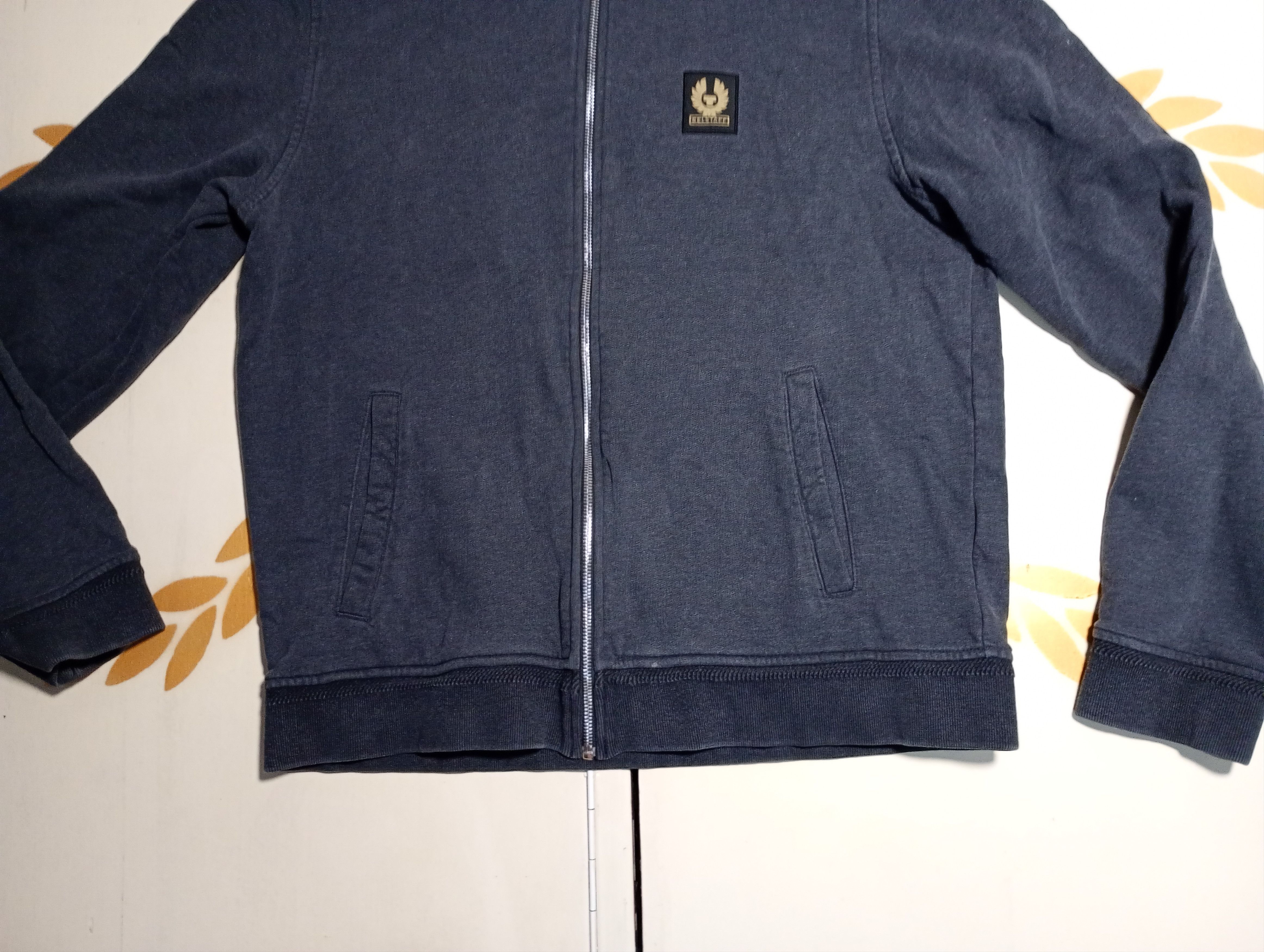 Belstaff Belstaff Full Zip Gray Sweatshirt Size US L / EU 52-54 / 3 - 3 Thumbnail