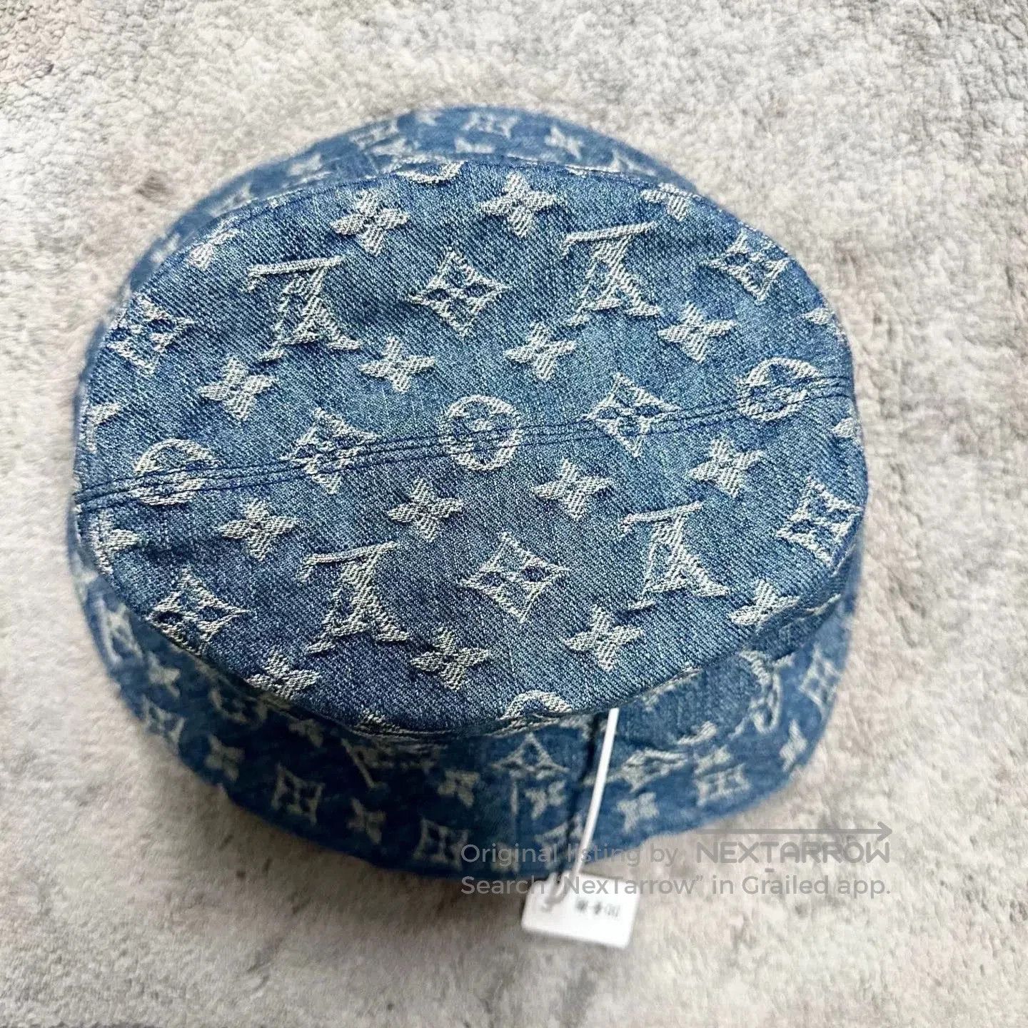 Louis Vuitton louis vuitton logo embroidered bucket hat. Size ONE SIZE - 3 Thumbnail