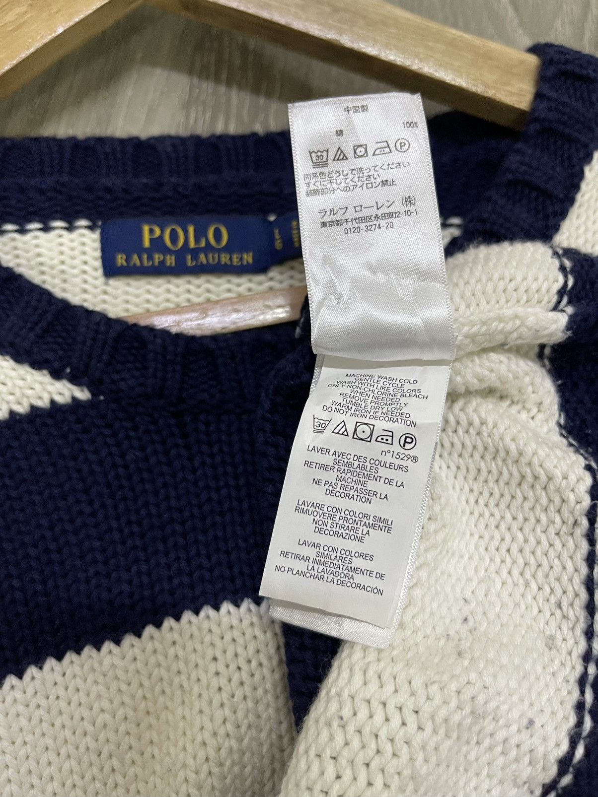 Polo Ralph Lauren Polo Ralph Lauren CP RL-93 Knitted Jumper (L) Size US L / EU 52-54 / 3 - 15 Thumbnail
