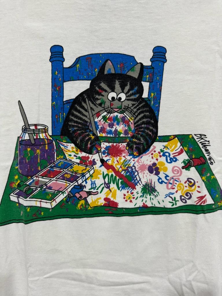Vintage Vintage Crazy Shirts BKliban Art Cat Tee Size US S / EU 44-46 / 1 - 2 Thumbnail