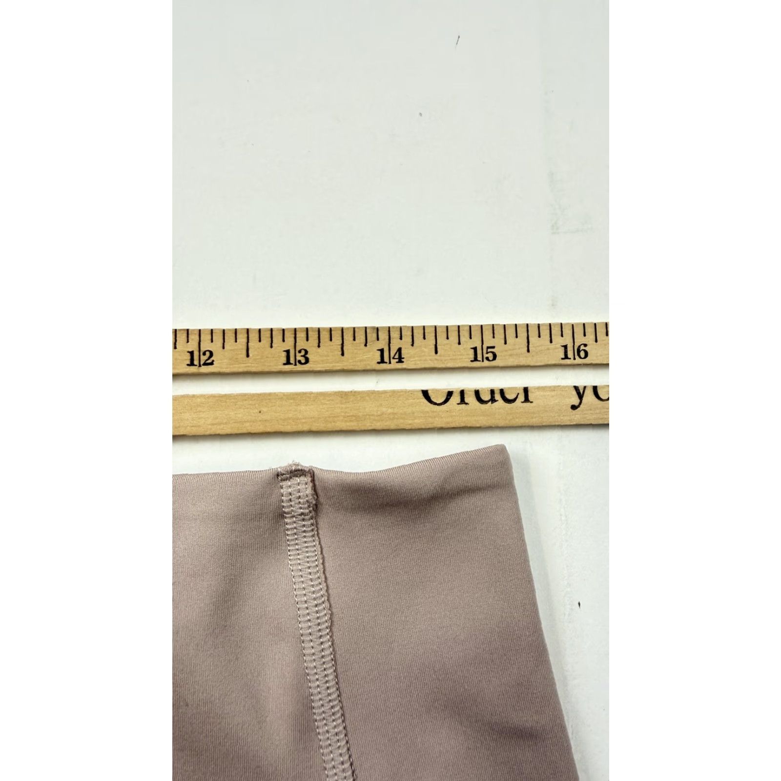 Girlfriend Collective VINTAGE Girlfriend Collective Leggings Womens XXL Taupe High Rise Pocket Yoga Pants Size 40" / US 18 - 7 Thumbnail