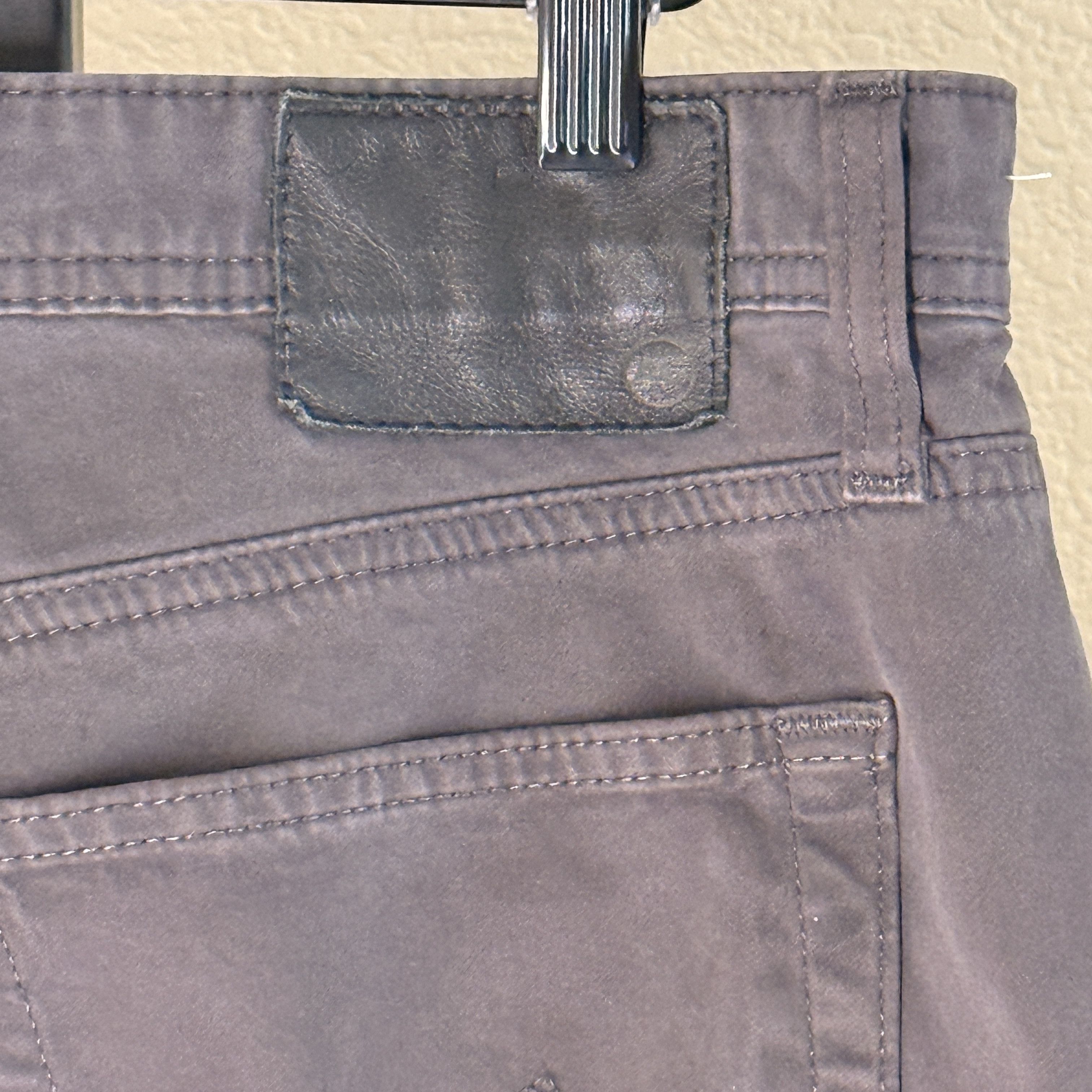 AG Adriano Goldschmied AG Adriano Goldschmied Men's Stretch Twill 34x34 Charcoal Size US 34 / EU 50 - 3 Thumbnail