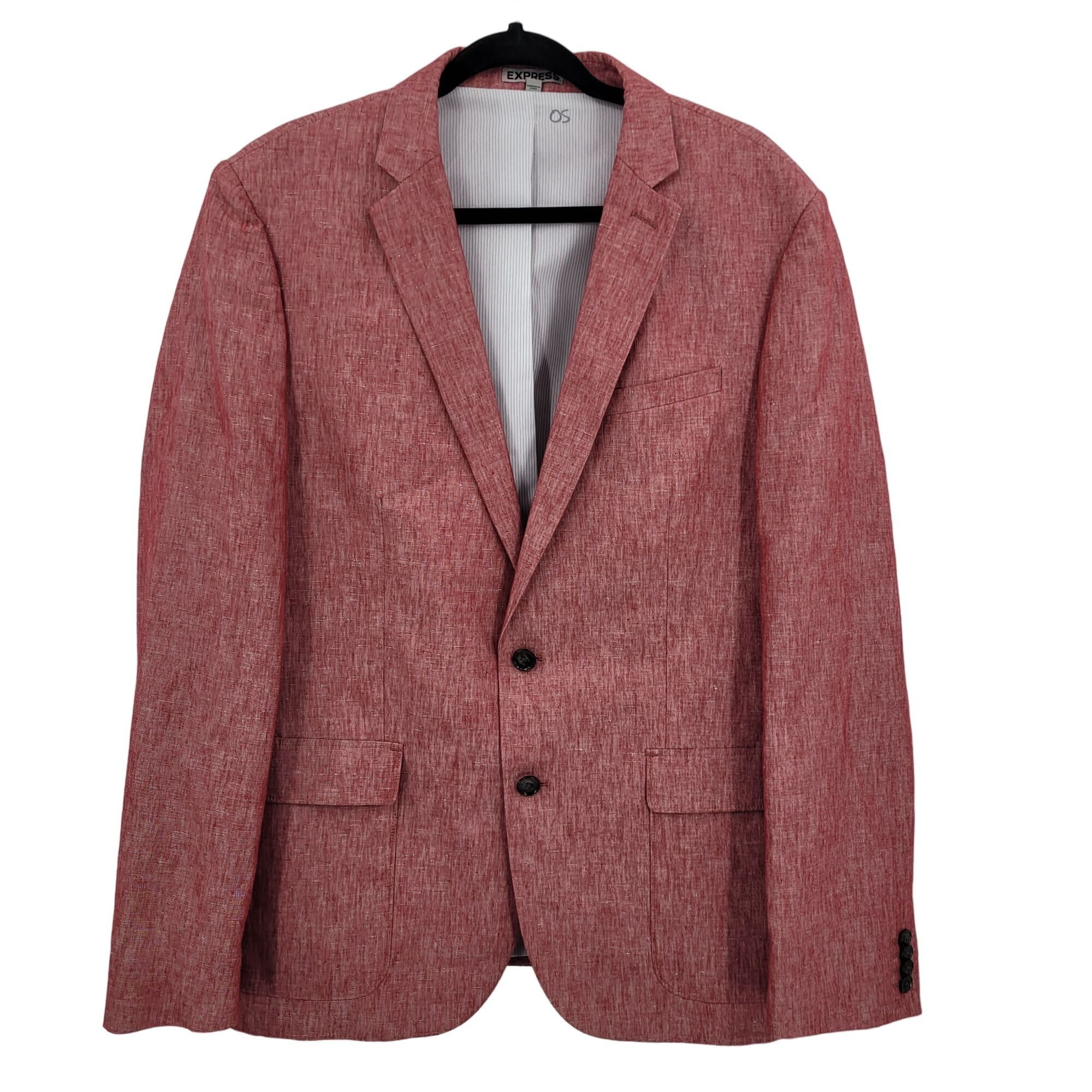 Vintage Express Slim Fit Photographer Blazer Sports Jacket 42R Red Grailed
