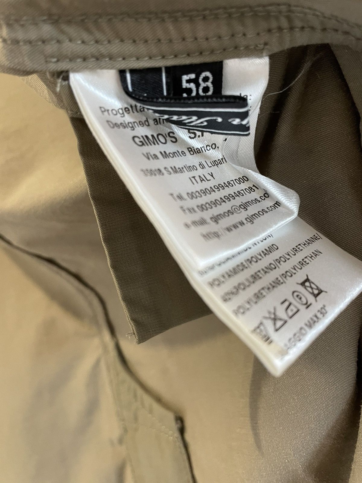 Gimo's Gimo's Men's Tech Jacket Water Resistant Size 58 Size US XXL / EU 58 / 5 - 14 Thumbnail