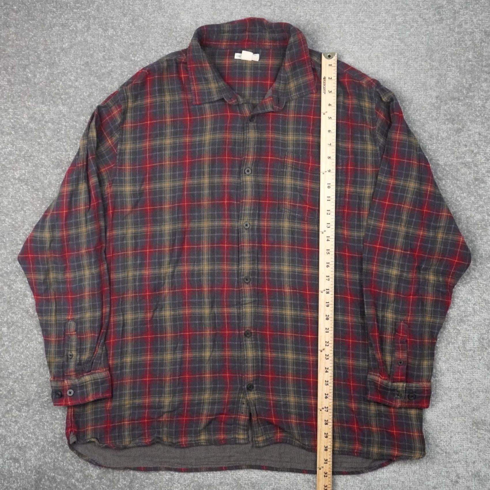 Carbon2Cobalt Carbon 2 Cobalt Collared Shirt Mens 2XL Tall Plaid Multicolor Long Sleeve Size US XXL / EU 58 / 5 - 4 Thumbnail