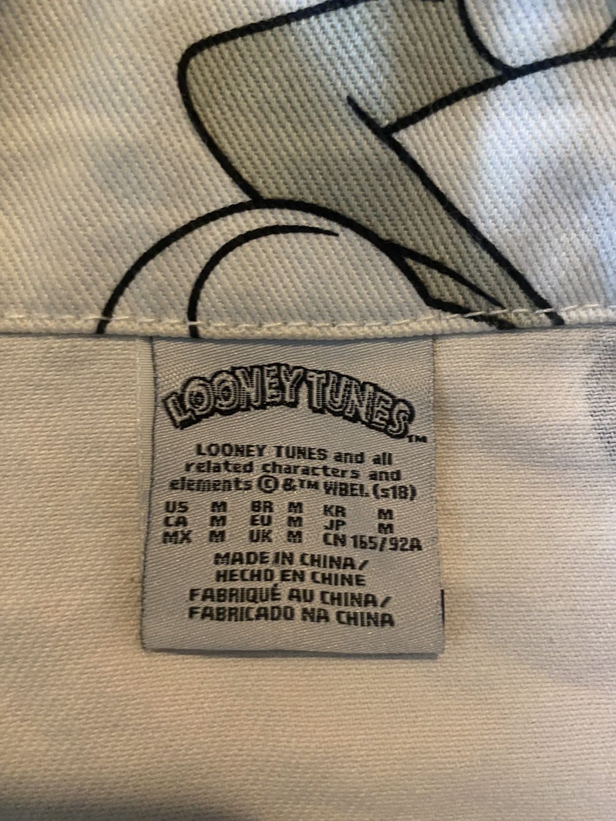 Vintage AOP Looney Tunes Jean Jacket