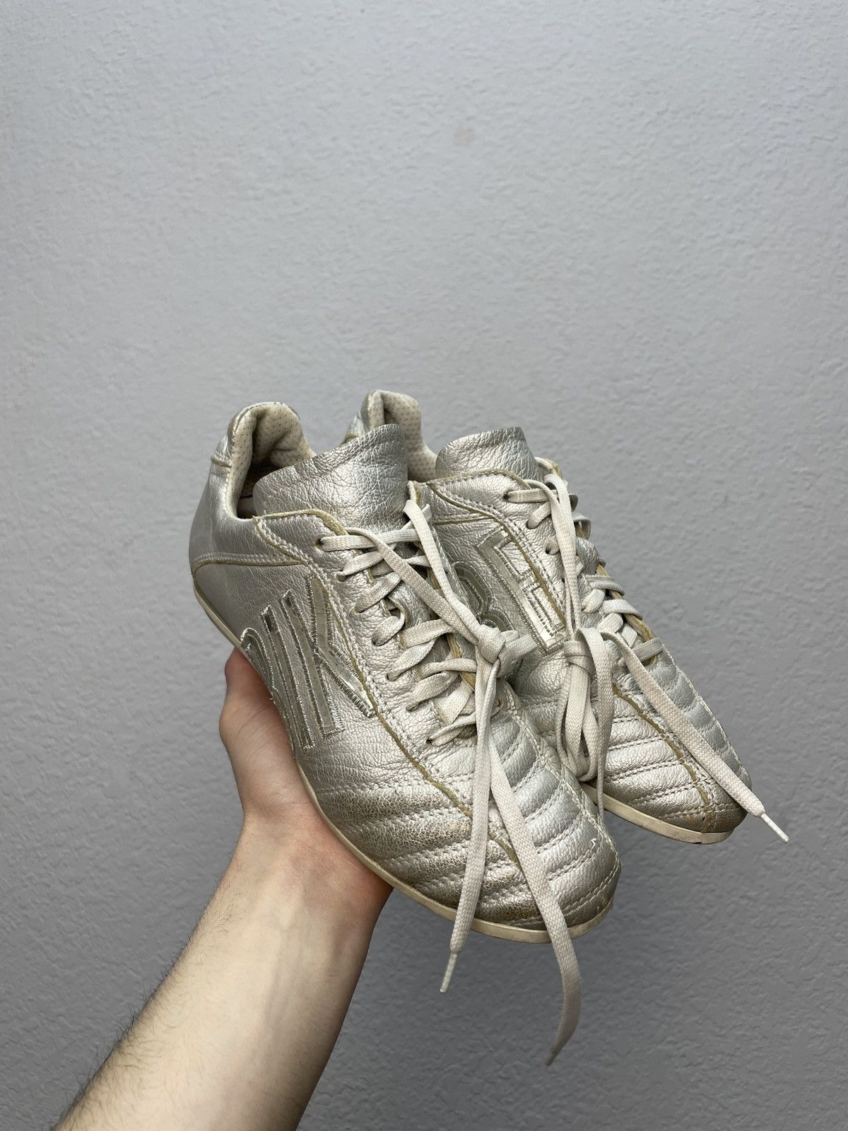Dirk Bikkembergs Vintage Italian Dirk Bikembergs Leather Sneakers Shoes Size US 6 / IT 36 - 2 Thumbnail