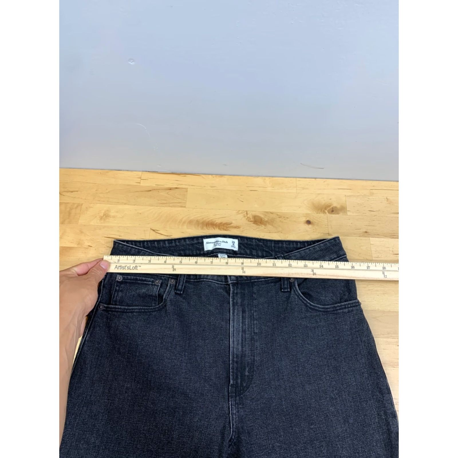 Abercrombie & Fitch Abercrombie & Fitch Skinny High Rise jeans Curve Love Womens 29/8L Black 11954 Jeans Vintage? No (adjust: Vintage: No) Size 29" - 5 Thumbnail