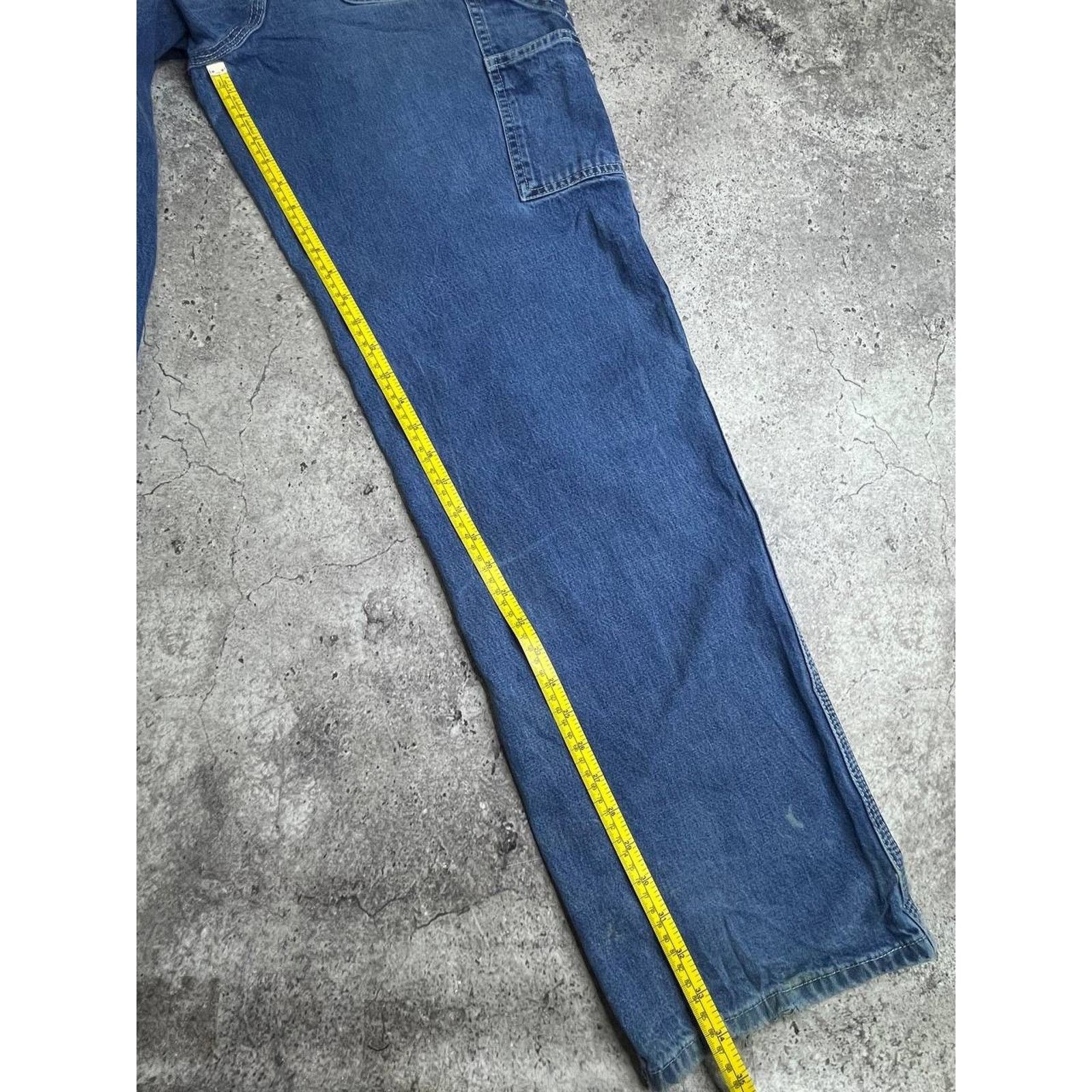 Carhartt Vintage Carhartt Denim Carpenter Pants Washed Distressed Size US 32 / EU 48 - 9 Thumbnail