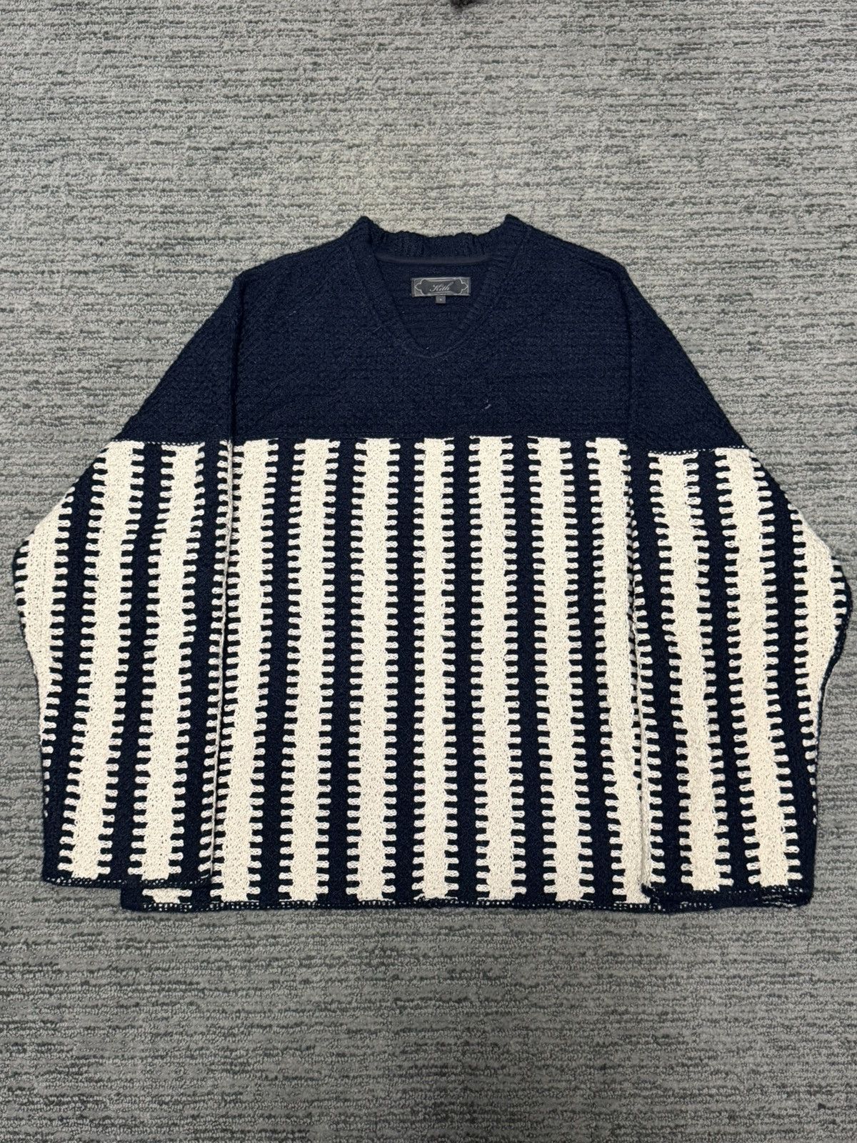 Kith Kith Long Sleeve Crochet Malik Jersey Nocturnal Size Small Size US S / EU 44-46 / 1 - 1 Thumbnail