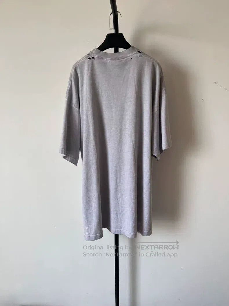 Balenciaga Balenciaga Lightning Letter Pattern Printed Round Neck Sho Size US L / EU 52-54 / 3 - 2 Thumbnail
