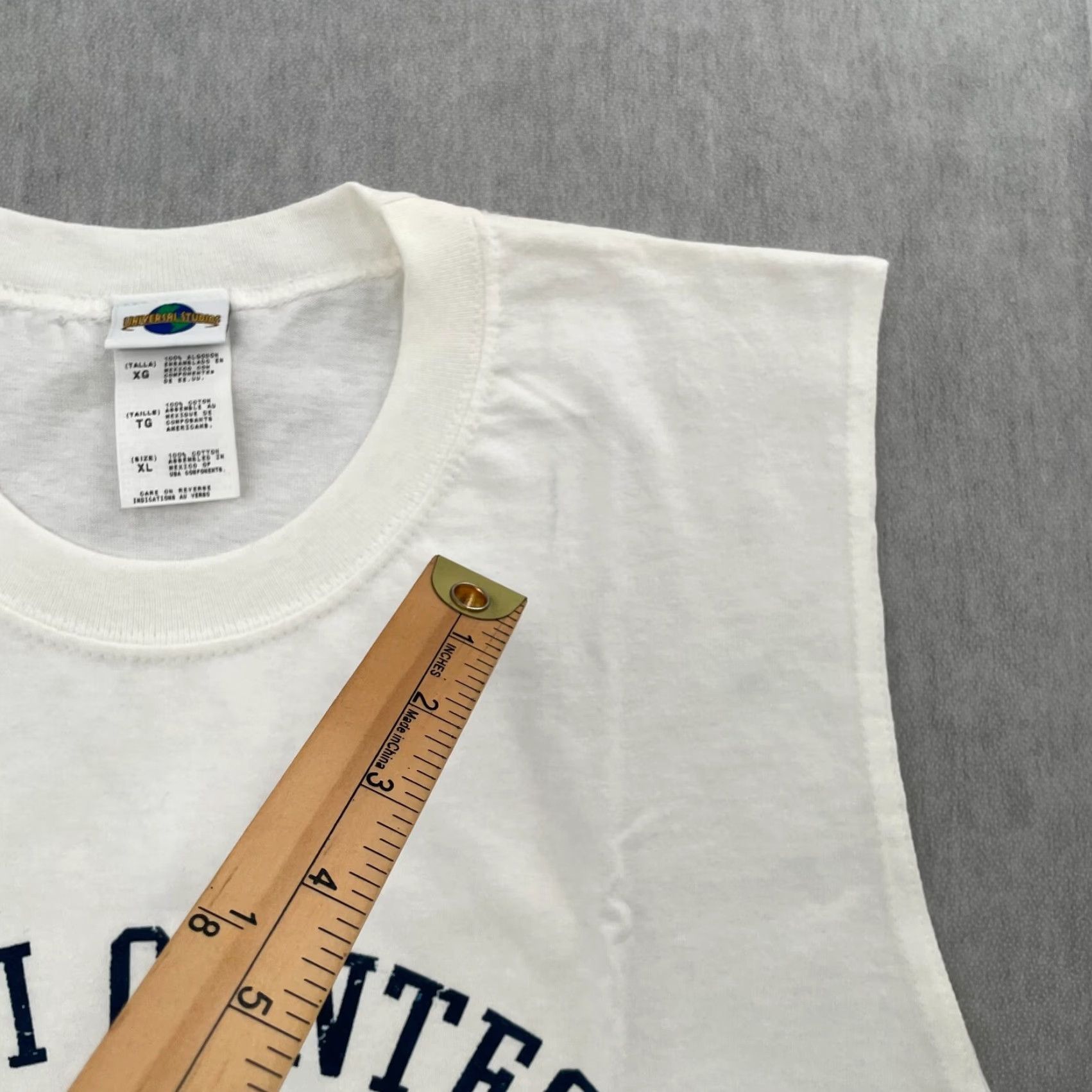 Vintage VINTAGE 2005 Universal Studios White Tank Top Bikini Contest Judge Adult XL Mens Size US XL / EU 56 / 4 - 5 Thumbnail