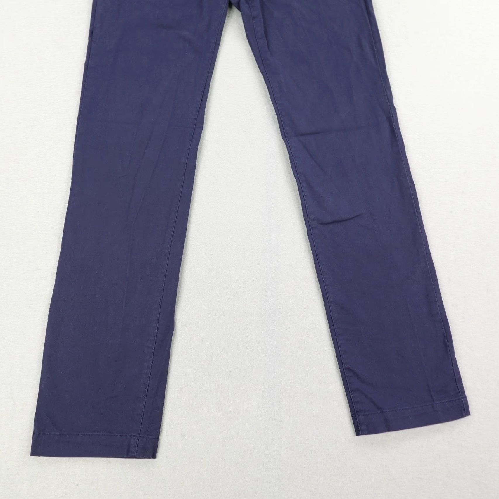 Lacoste Lacoste Pants Mens 30x34 Chino Regular Straight Croc Logo Navy Blue 30 Inseam Pockets Stretch Casual Formal Mens Size US 30 / EU 46 - 3 Thumbnail