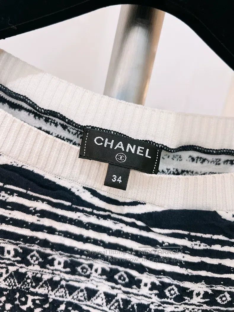 Chanel Chanel Greek catwalk style printed and dyed style knitted Size XXS / US 00 / IT 34 - 8 Thumbnail
