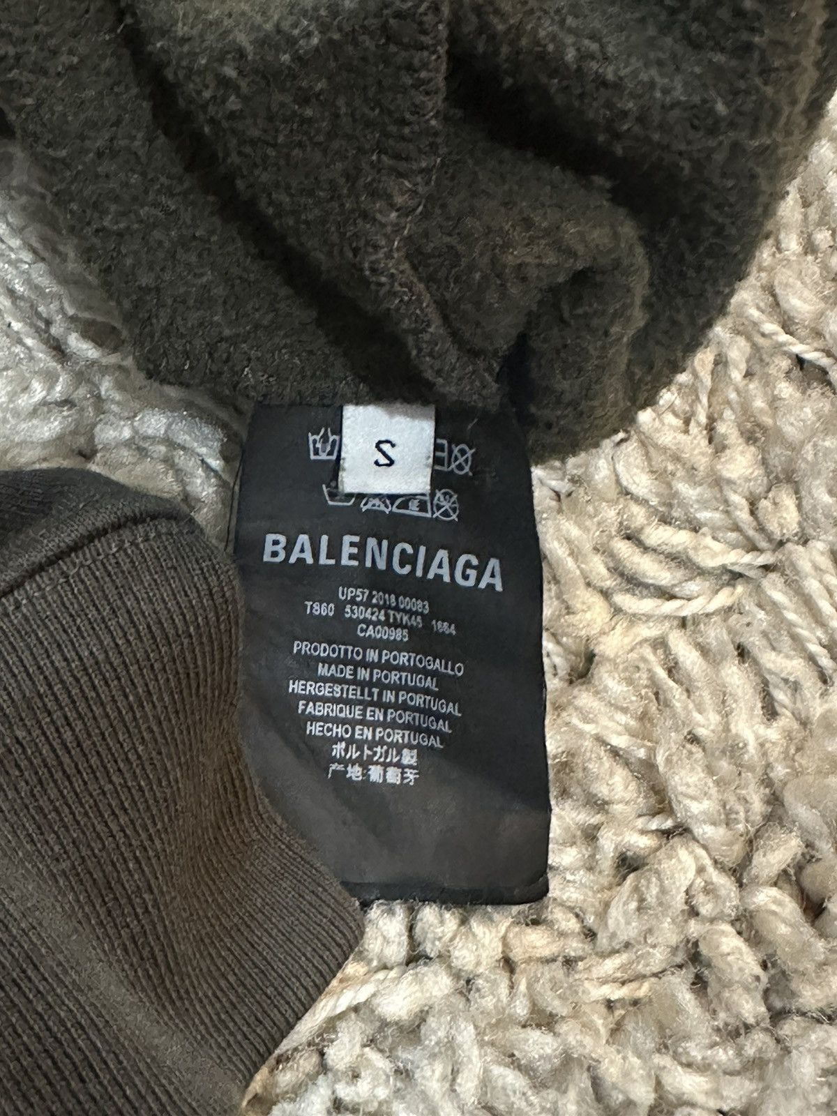 Balenciaga Balenciaga Hood Logo Hoodie Size S Size US S / EU 44-46 / 1 - 7 Thumbnail