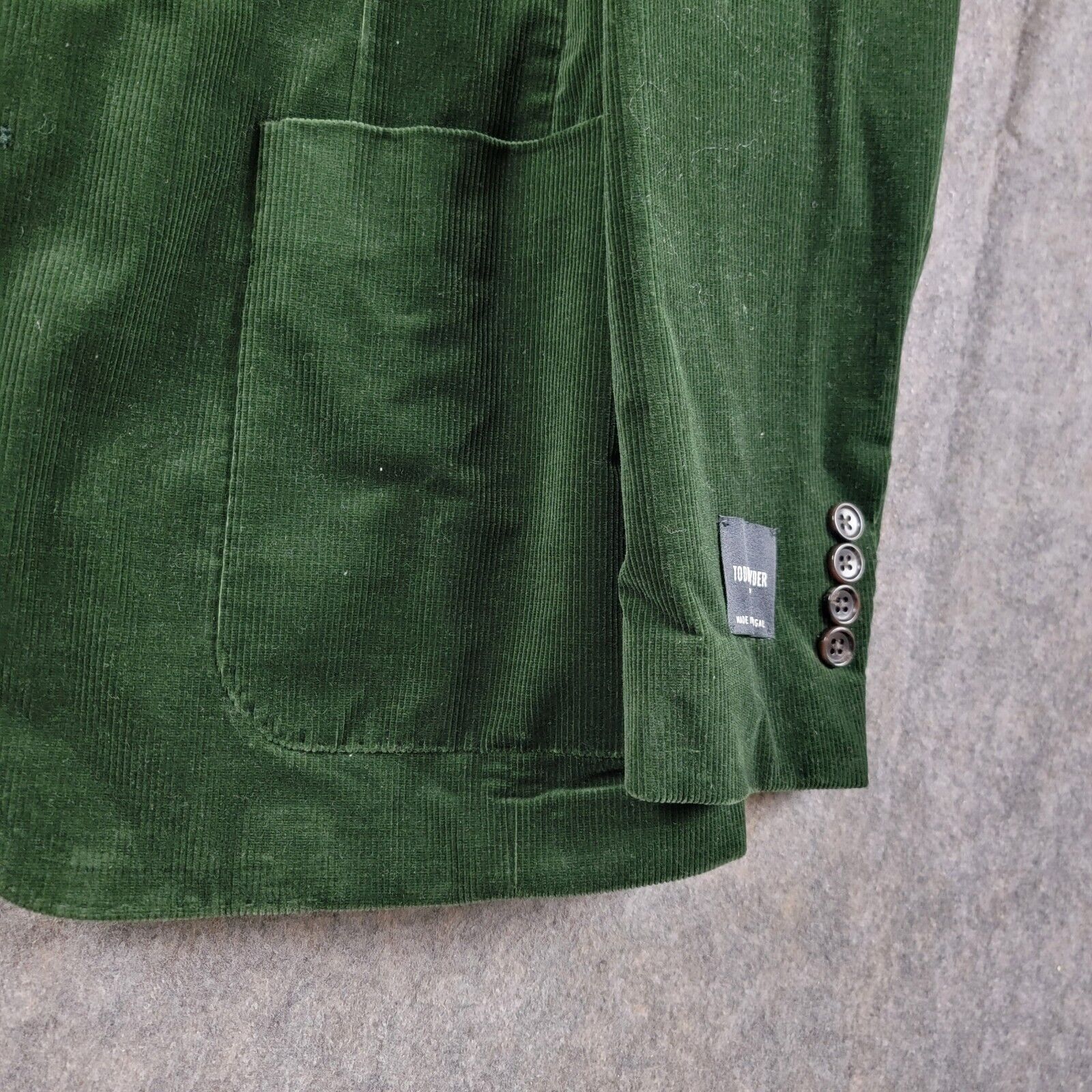 Todd Snyder Todd Snyder Italian Corduroy Madison Suit Jacket Size 40R - 6 Thumbnail