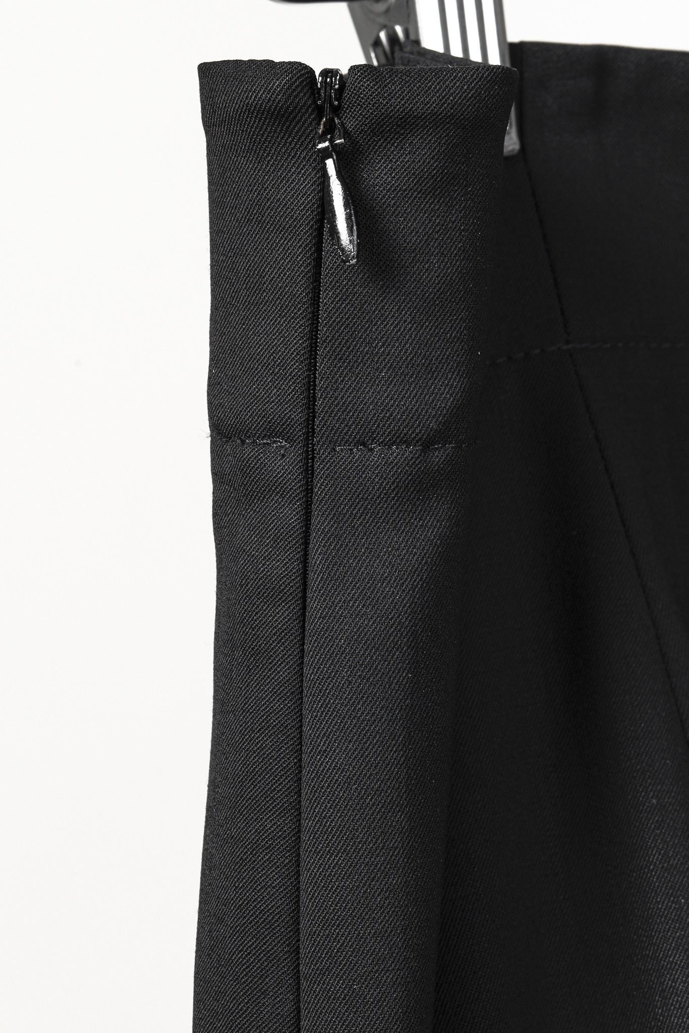 Lafayette 148 Lafayette 148 Black Pleated Front Wide Wool Pant Size 32" / US 10 / IT 46 - 7 Thumbnail