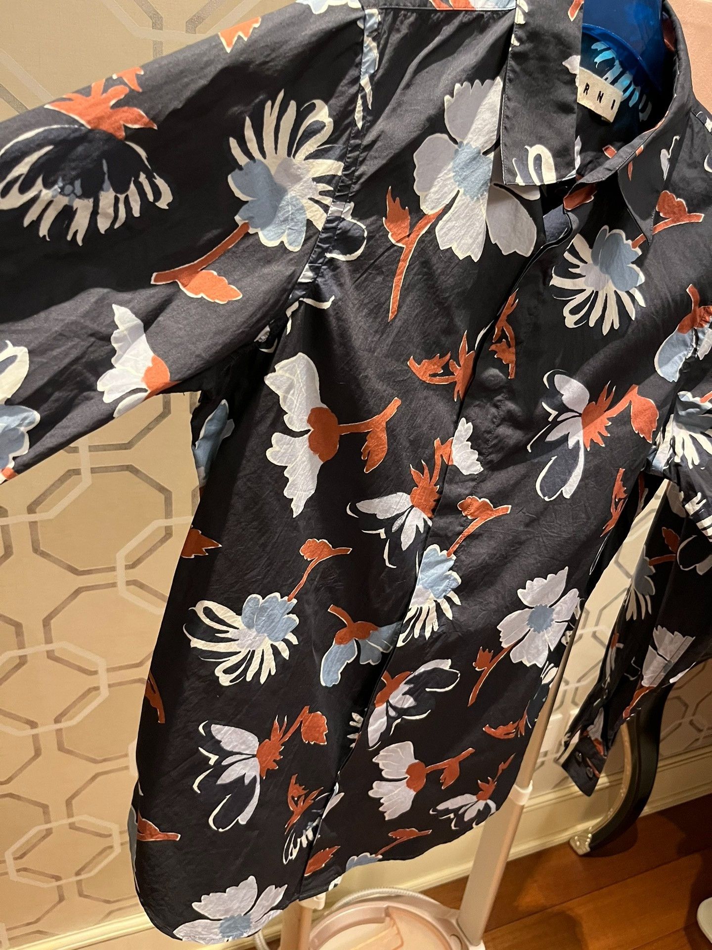 Marni Marni Floral Print Shirt Size 46 Size US S / EU 44-46 / 1 - 7 Thumbnail