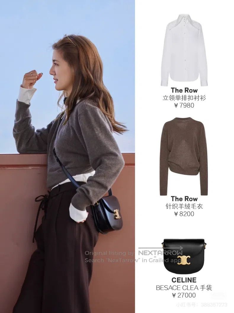 The Row The Row Tie-Collar Cashmere Sweater Size S / US 4 / IT 40 - 1 Thumbnail