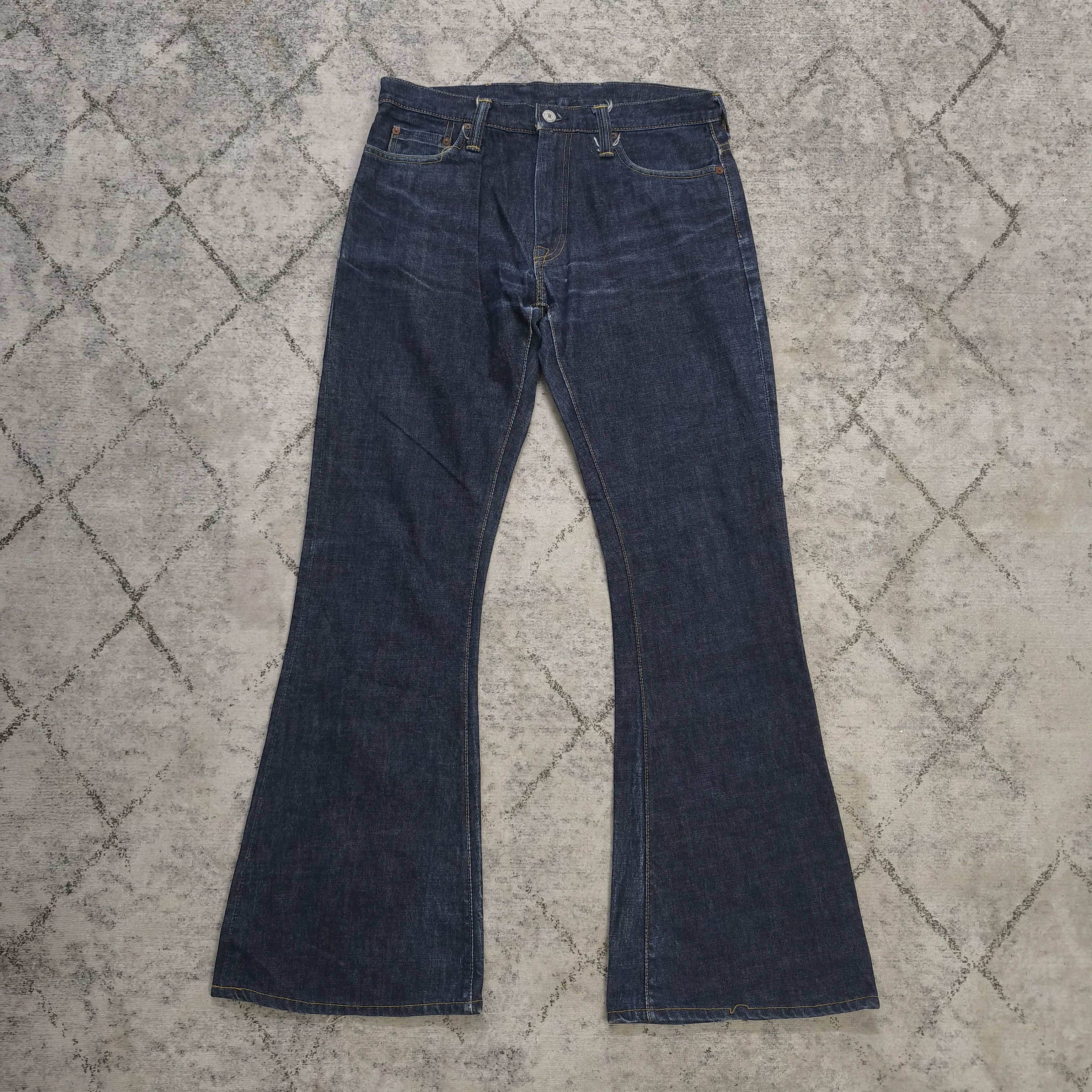 If Six Was Nine × Japanese Brand 🔥 FLARE 🔥 Alchemist Fab Four & Co Skull Denim Size US 32 / EU 48 - 1 Thumbnail