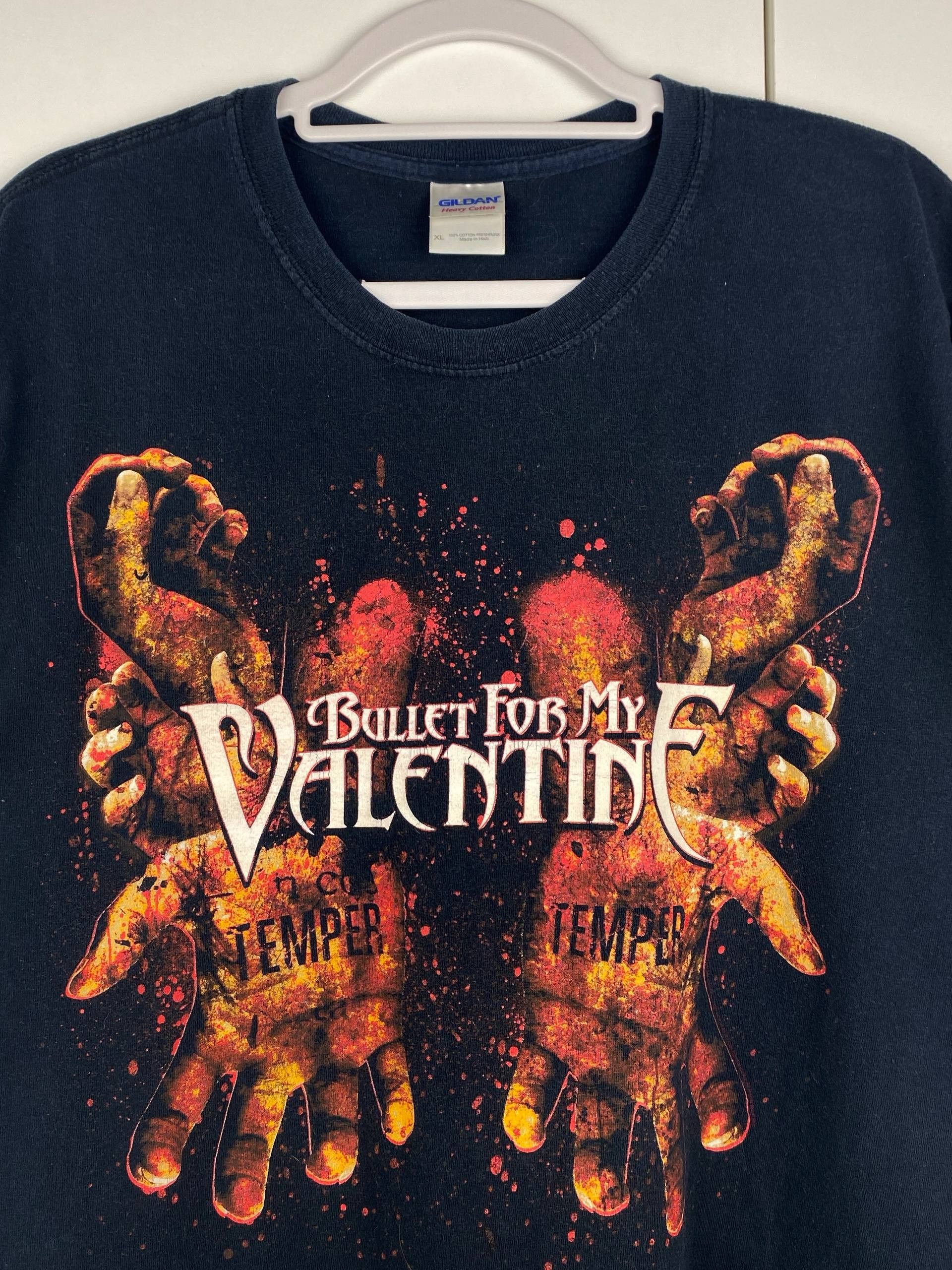 Band Tees Vintage Bullet For My Valentine 00s Temper Graphic Tee Size US XL / EU 56 / 4 - 4 Thumbnail