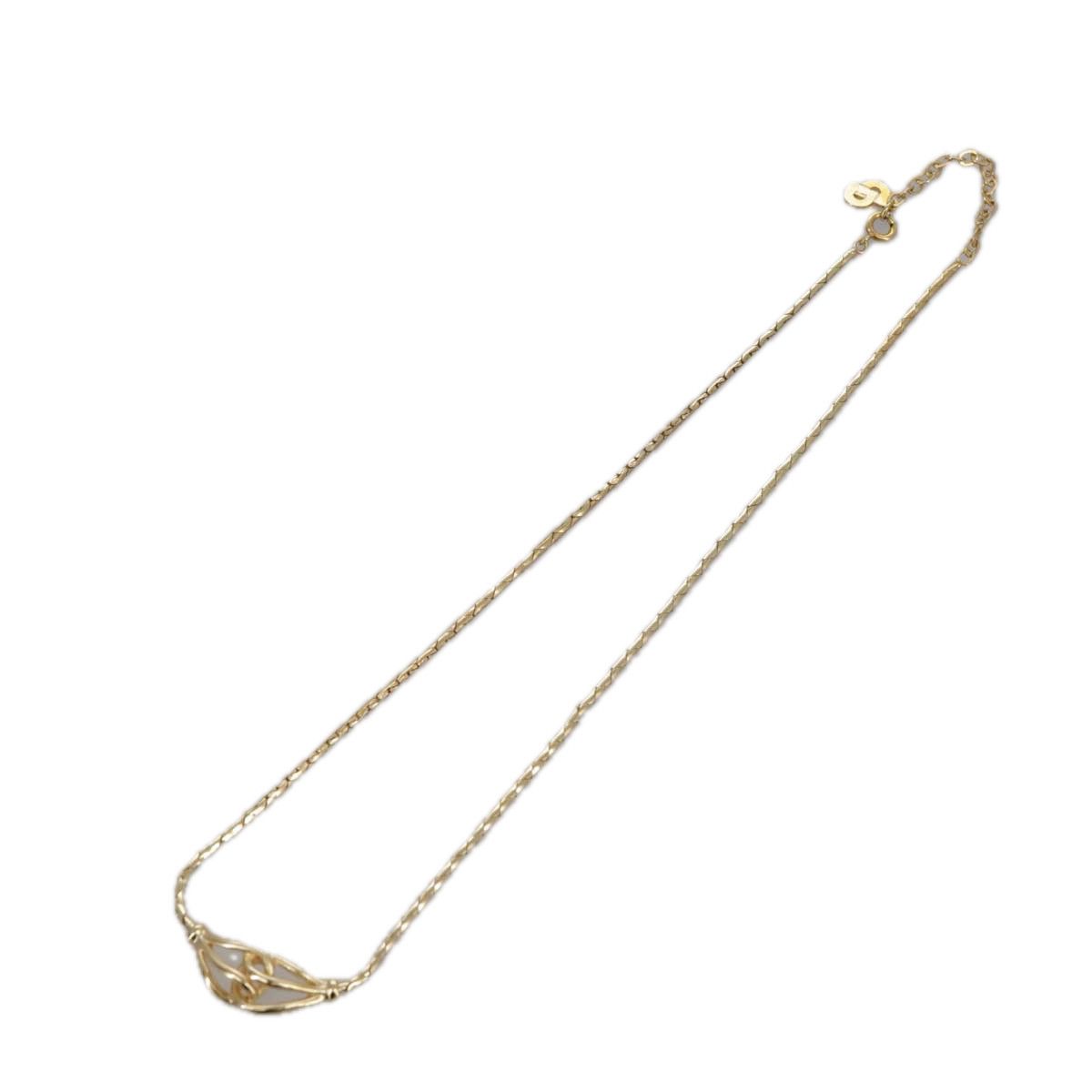 Dior Christian Dior Vintage CD Jumbo chain necklace Metal Size ONE SIZE - 1 Thumbnail