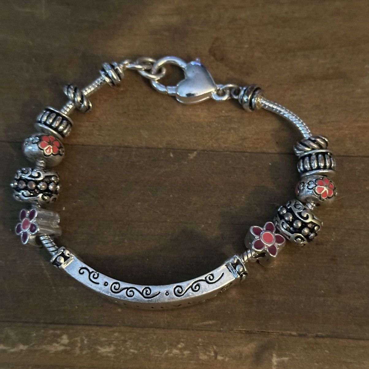 Other Silver tone Believe sliding charm bracelet Size ONE SIZE - 3 Thumbnail