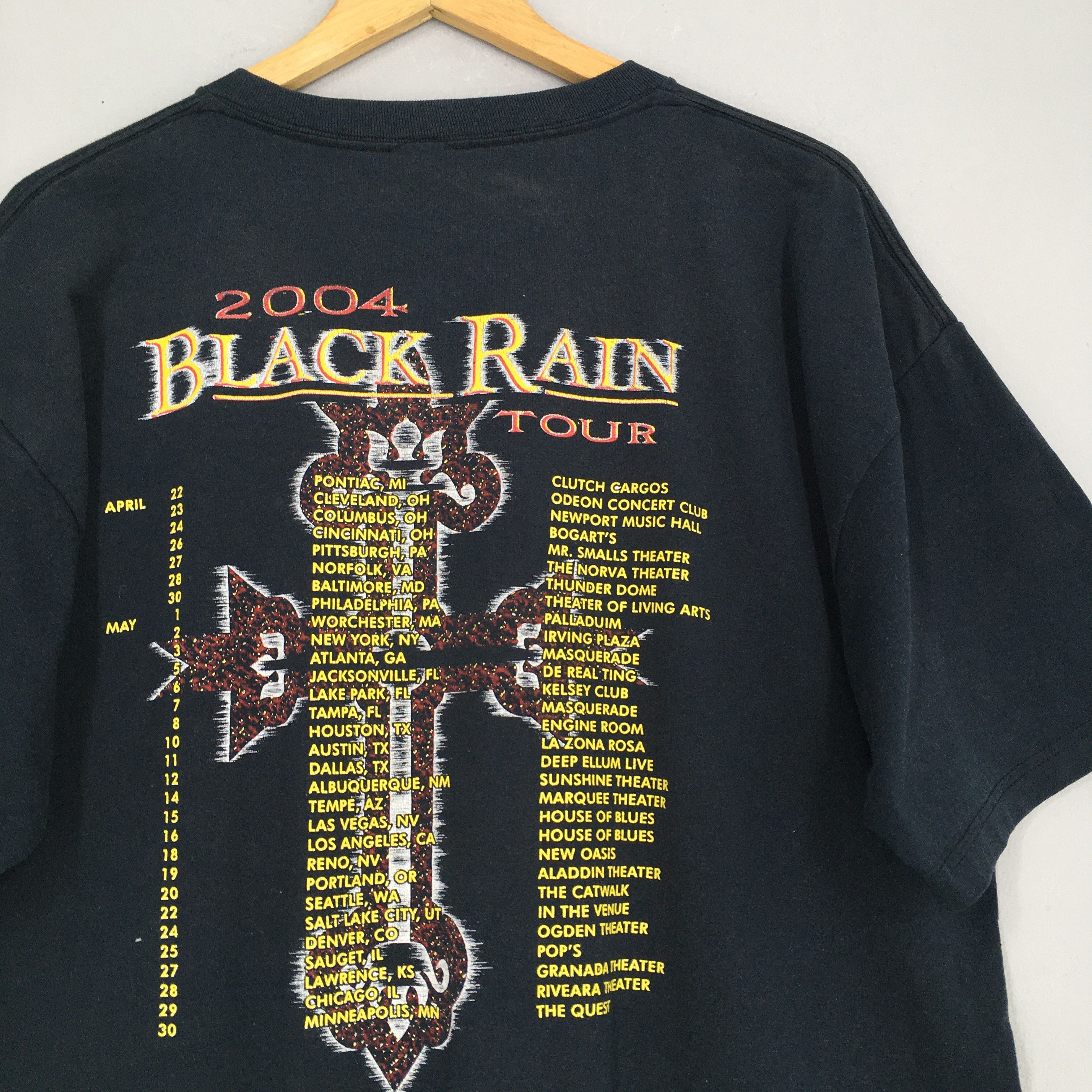 Band Tees Vintage Dark Lotus ICP Black Rain Tour Tshirt XLarge Size US XL / EU 56 / 4 - 6 Thumbnail