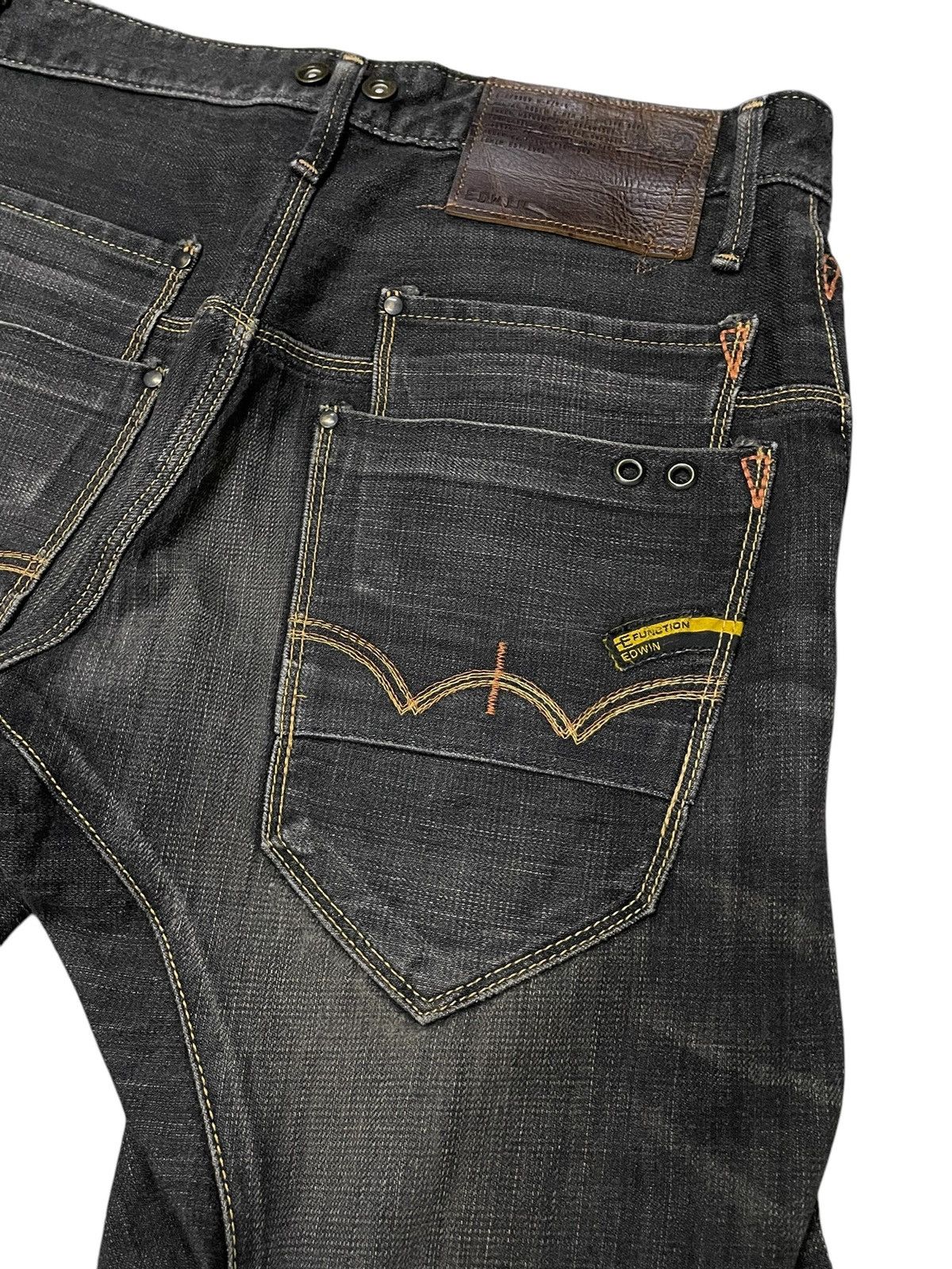 Beauty Beast × Edwin × Japanese Brand Vintage Edwin E Function Engineered Spiral Leg Jeans Size US 30 / EU 46 - 9 Thumbnail