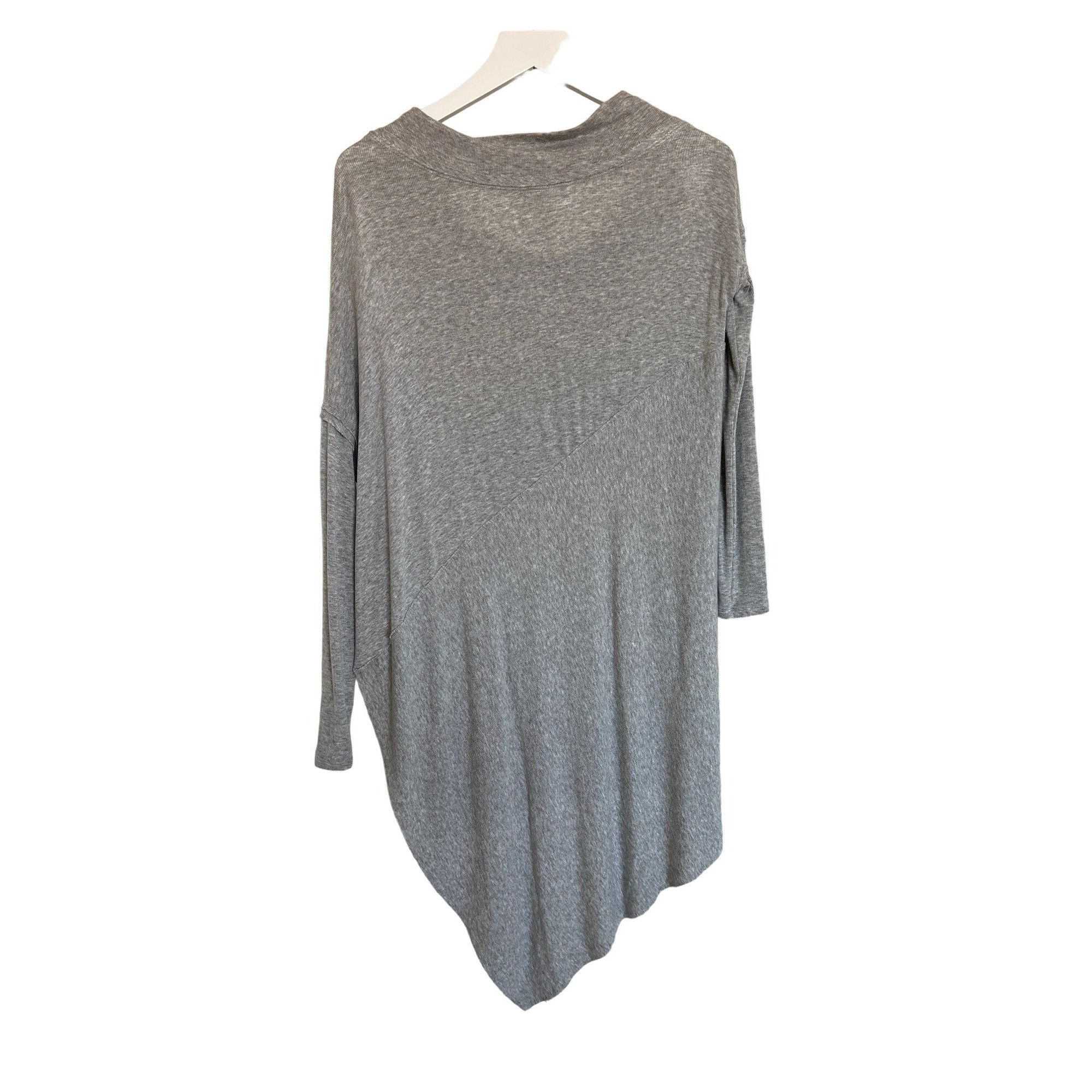 Free People Free People Grapevine Heather Grey Asymmetrical Tunic Size XS / US 0-2 / IT 36-38 - 7 Thumbnail