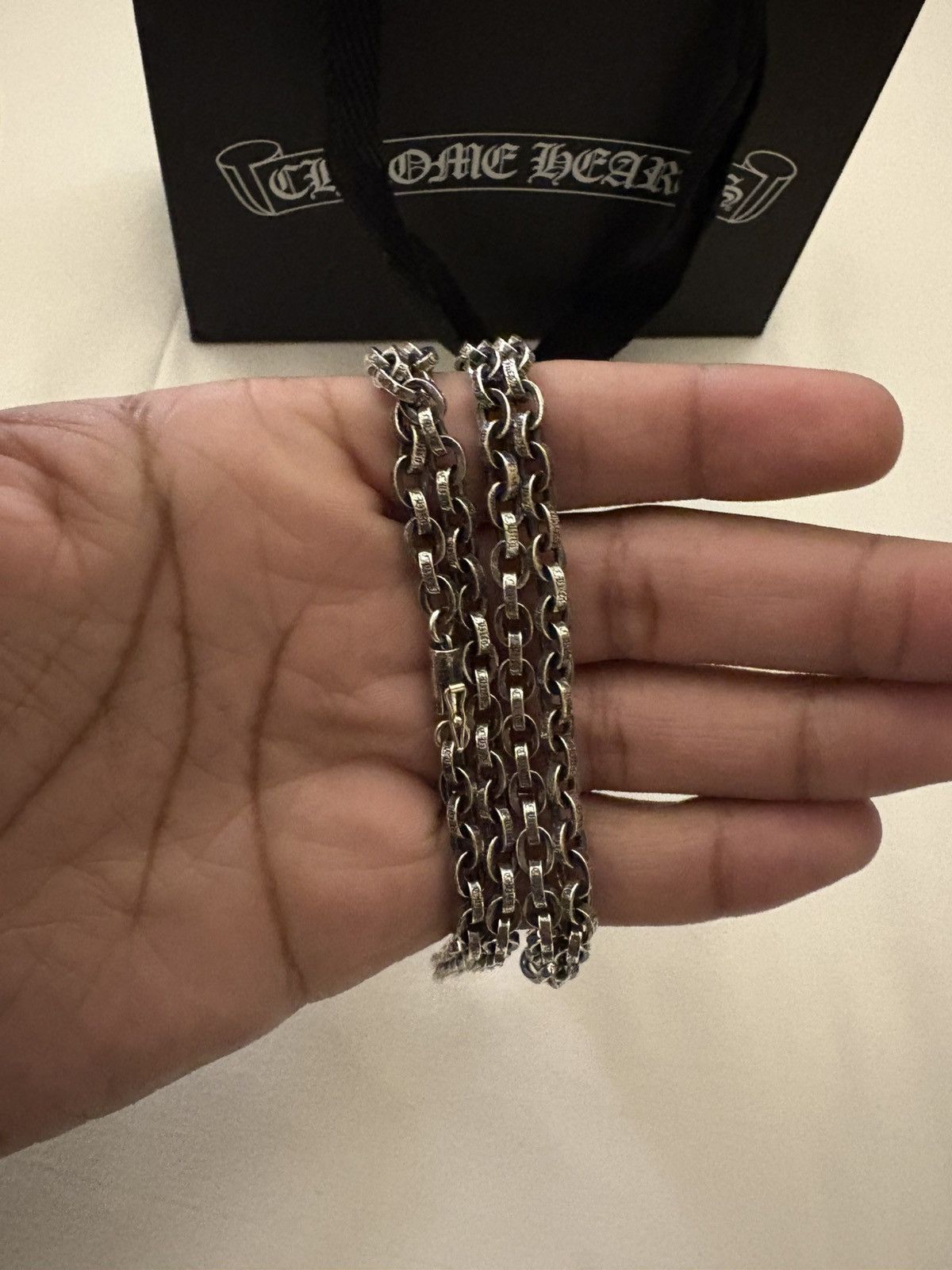 Chrome Hearts Chrome Hearts 30 Inch Paper Chain Necklace Size ONE SIZE - 1 Thumbnail