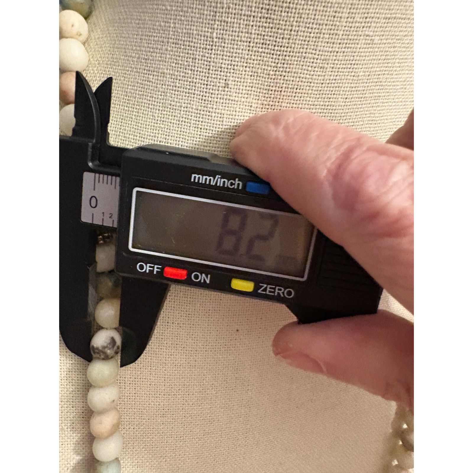 Other Vintage Elastic Amazonite Necklace 37 Inch Necklace Size ONE SIZE - 8 Thumbnail