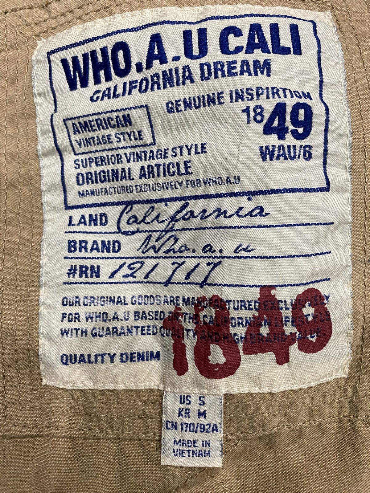 If Six Was Nine WHO.A.U Superior Vintage Article Jacket Size US M / EU 48-50 / 2 - 20 Thumbnail